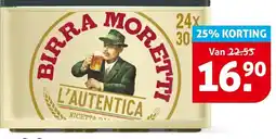 Hoogvliet Birra Moretti L'autentica aanbieding