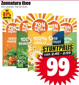 Dirk Zonnatura thee aanbieding