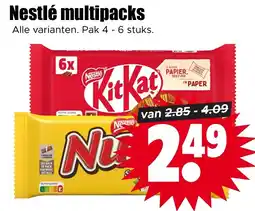 Dirk Nestlé multipacks aanbieding