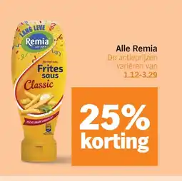 Albert Heijn Alle Remia aanbieding