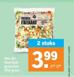 Albert Heijn Alle AH Roerbak- groenten aanbieding