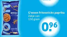 Hoogvliet G'woon fritessticks paprika aanbieding