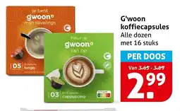 Hoogvliet G'woon koffiecapsules aanbieding