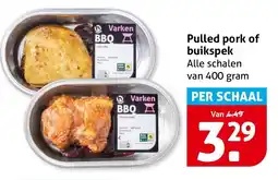 Hoogvliet Pulled Pork of Buikspek aanbieding