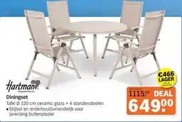 Albert Heijn Hartman Diningset aanbieding