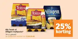 Albert Heijn Alle Texels of Affligem multipacks aanbieding