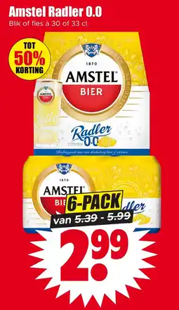 Dirk Amstel Radler 0.0 aanbieding