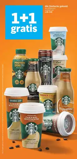 Albert Heijn Alle Starbucks gekoeld aanbieding