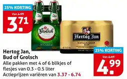 Hoogvliet Hertog Jan, Bud of Grolsch aanbieding