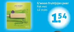 Hoogvliet G'woon fruitijsjes peer aanbieding