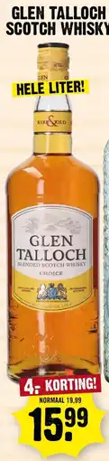 Dirk Glen talloch blended scotch whisky aanbieding