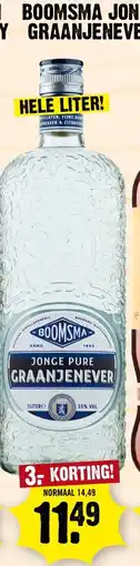 Dirk Boomsma jonge graanjenever aanbieding