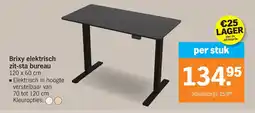 Albert Heijn Brixy elektrisch zit-sta bureau aanbieding