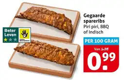 Hoogvliet Gegaarde Spareribs aanbieding