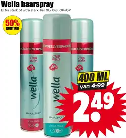 Dirk Wella haarspray aanbieding