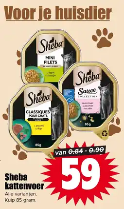 Dirk Sheba kattenvoer aanbieding