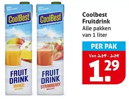 Hoogvliet Coolbest Fruitdrink aanbieding