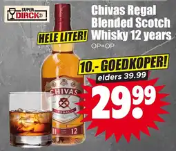 Dirk Chivas Regal Blended Scotch Whisky 12 years aanbieding