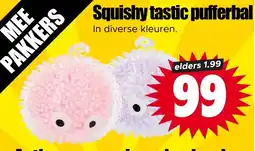 Dirk Squishy tastic pufferbal aanbieding