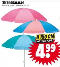 Dirk Strandparasol aanbieding
