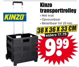 Dirk Kinzo transporttrolley aanbieding
