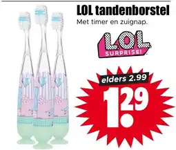 Dirk LOL tandenborstel aanbieding