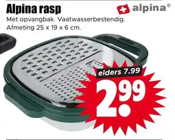 Dirk Alpina rasp aanbieding