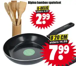 Dirk Alpina bamboo spatelset aanbieding