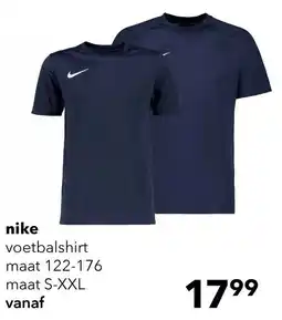 Scapino nike voetbalshirt aanbieding