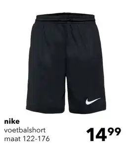 Scapino nike voetbalshort aanbieding