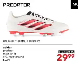 Scapino adidas predator aanbieding