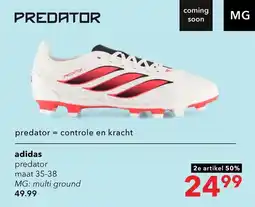 Scapino adidas predator aanbieding