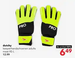 Scapino dutchy keeperhandschoenen adults aanbieding