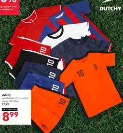 Scapino dutchy voetbalset shirt + short aanbieding