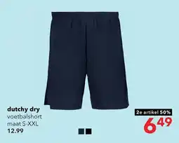 Scapino dutchy dry voetbalshort aanbieding