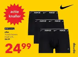 Scapino nike 3-pack boxers aanbieding