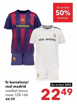 Scapino fc barcelona/real madrid aanbieding