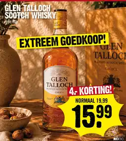 Super Dirck 3 Glen Talloch Scotch Whisky aanbieding