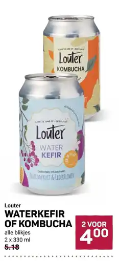Ekoplaza Louter waterkefir of kombucha aanbieding
