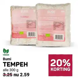 Ekoplaza Bumi TEMPEH aanbieding