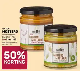 Ekoplaza van ton mosterd aanbieding
