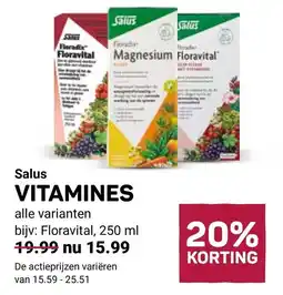Ekoplaza Salus vitamines aanbieding
