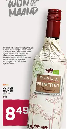 Ekoplaza Botter wijnen aanbieding
