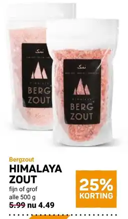 Ekoplaza Himalaya bergzout aanbieding