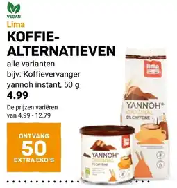 Ekoplaza Lima koffie-alternatieven aanbieding