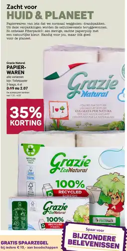 Ekoplaza Grazie natural papierwaren aanbieding