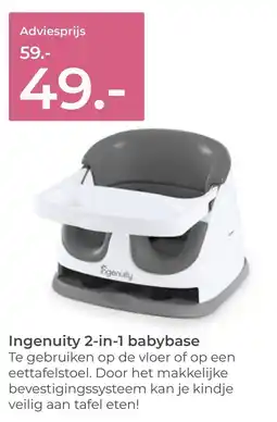 Prenatal Ingenuity 2-in-1 babybase aanbieding