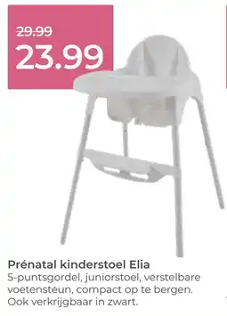 Prenatal Prénatal kinderstoel Elia aanbieding