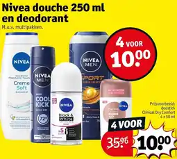 Kruidvat Nivea douche en deodorant aanbieding