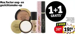 Kruidvat Max Factor oog en gezichtsmake-up aanbieding